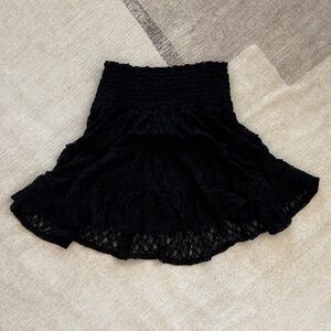 Black Lace Skirt